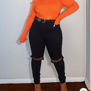 Fashion Nova Canopy Jeans Sz 2X